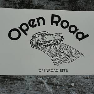 Open Road Sticker