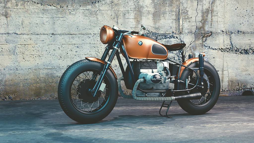 Vintage BMW Motorcycle